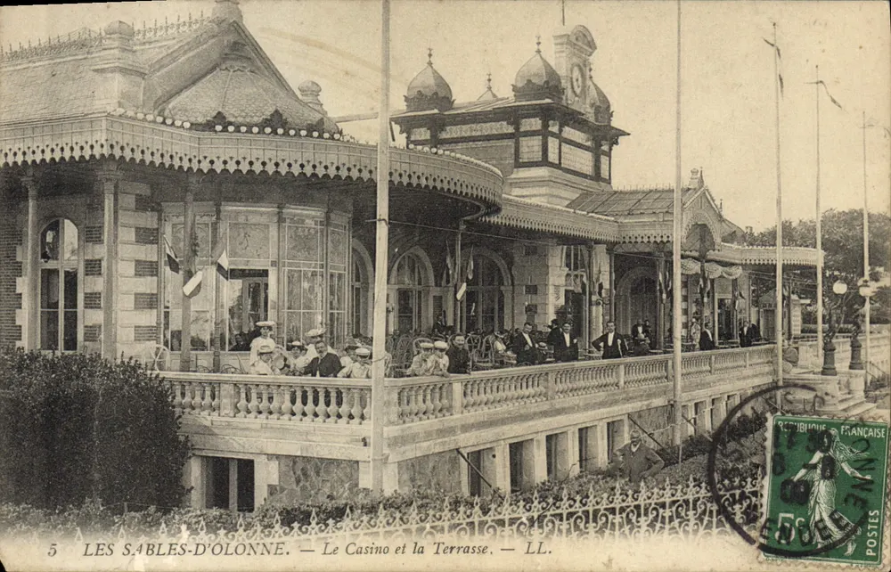 Les Sables-d'Olonne — Das Casino und die Terrasse — LL. - Vorderseite