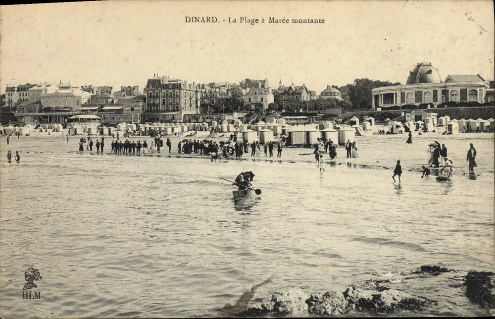 Dinard - A Praia com Maré Alta — H. La Mallion, n° 101 - Frente