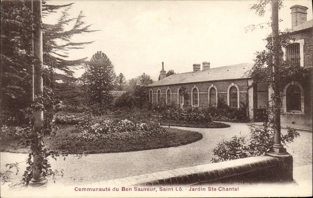 Gemeinschaft des Bon Sauveur, Saint-Lô — Garten Ste-Chantal — Verlag A. Breger, Paris - Vorderseite