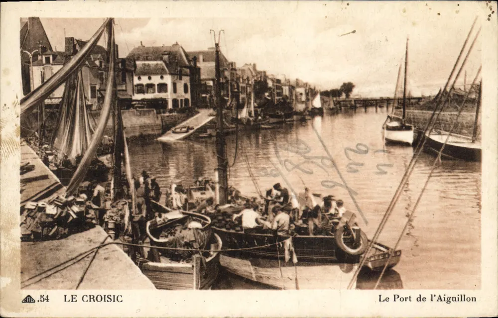 O Porto de l'Aiguillon — Le Croisic — Editor: C. de l'Art Phénicien, n° 54 - Frente