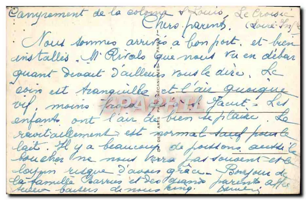 O Porto de l'Aiguillon — Le Croisic — Editor: C. de l'Art Phénicien, n° 54 - Verso