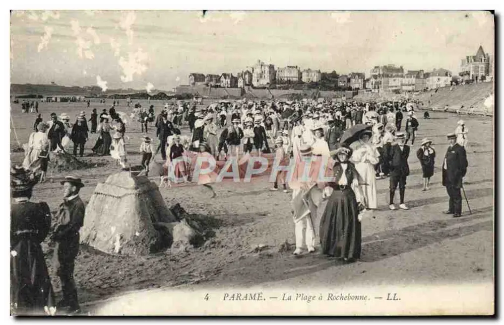 Paramé — A Praia de Rochebonne — LL. - Frente