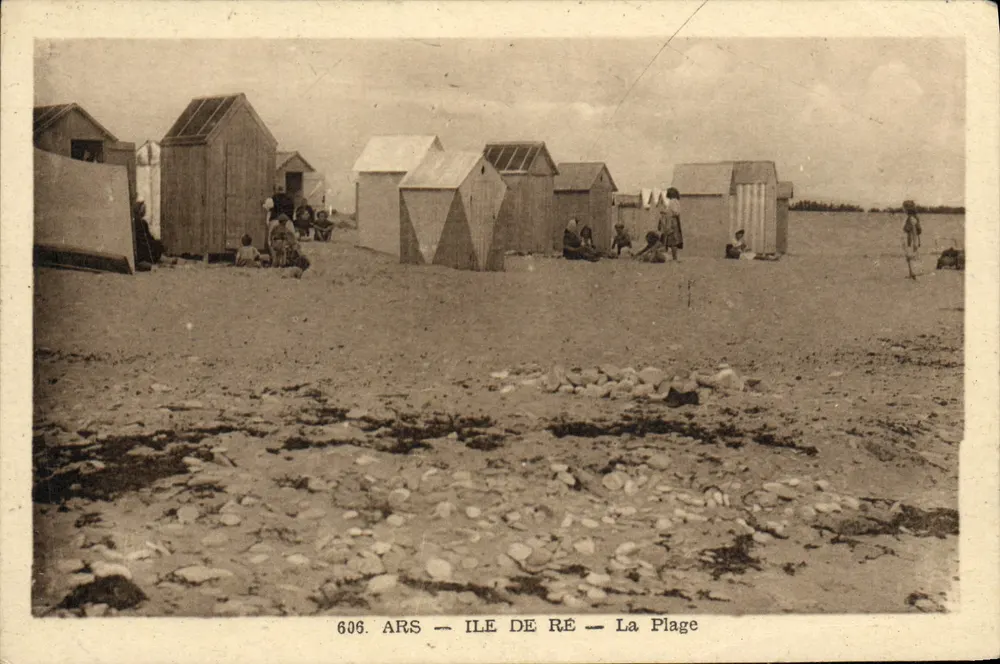 ARS — ILHA DE RÉ — A Praia — J. Nozals, edição 606 - Frente