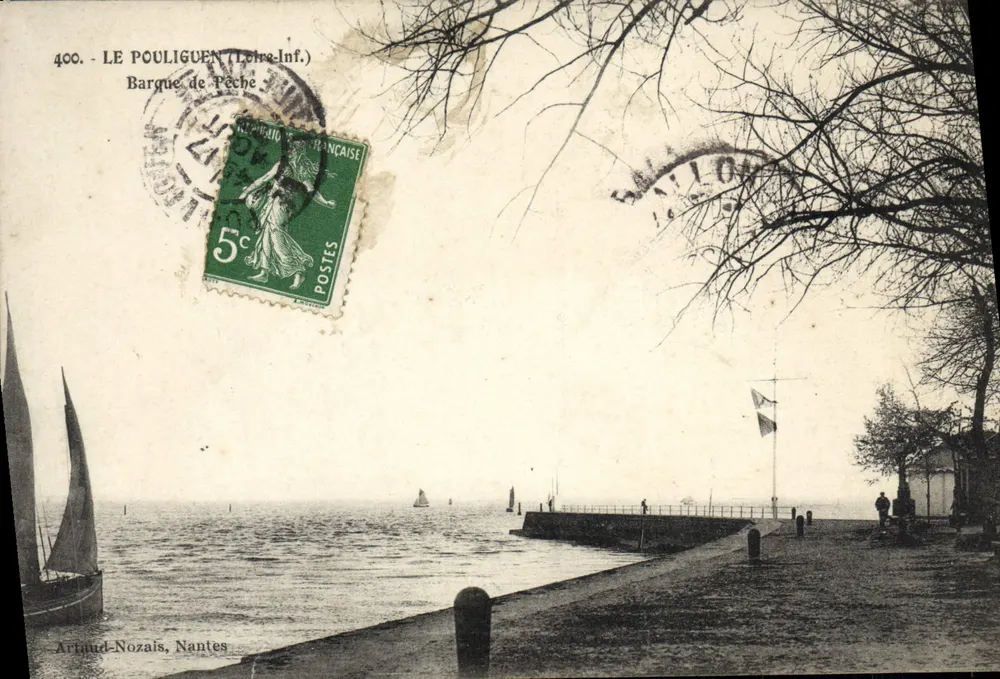 Le Pouliguen (Loire-Inf.) — Barco de Pesca — Arland-Nozais, Nantes - Frente