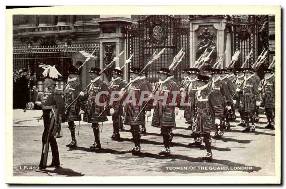 Yeomen of the Guard, London — L.P. 493 — Lansdowne Production Co., London - Vorderseite