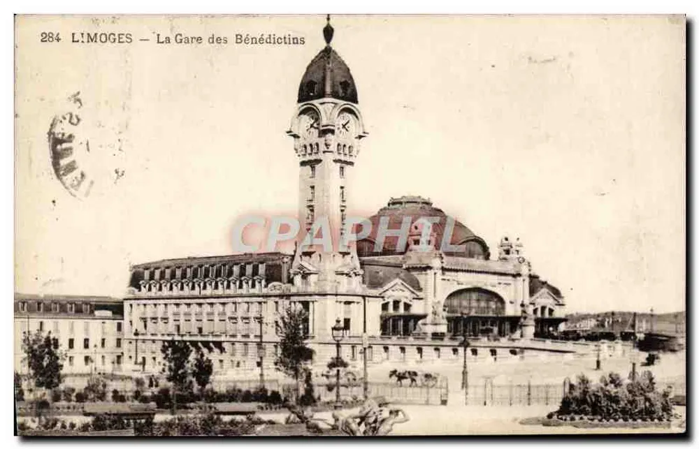 Limoges — A Estação dos Beneditinos — 284 - Frente