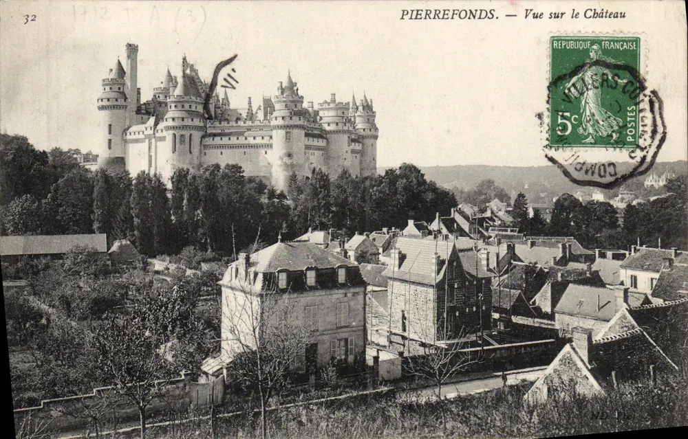 PierreFonds — Vista do Castelo — Editor desconhecido, n° 32 - Frente
