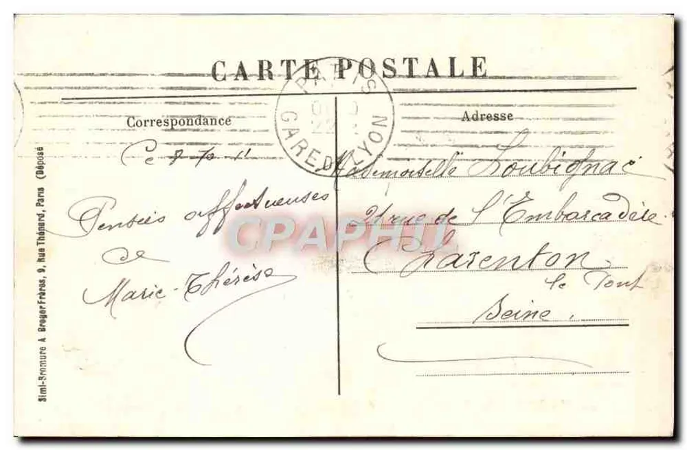 Viry-Châtillon — O Pavilhão Gótico com as Armas do Duque de Raguse, construído pela Duquesa, cerca de 1809 — Taby, editor - Verso