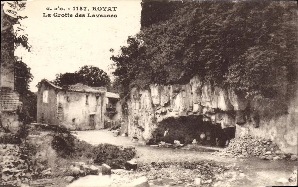 A Gruta das Lavadeiras — Royat — G. D'O. n°1157 - Frente