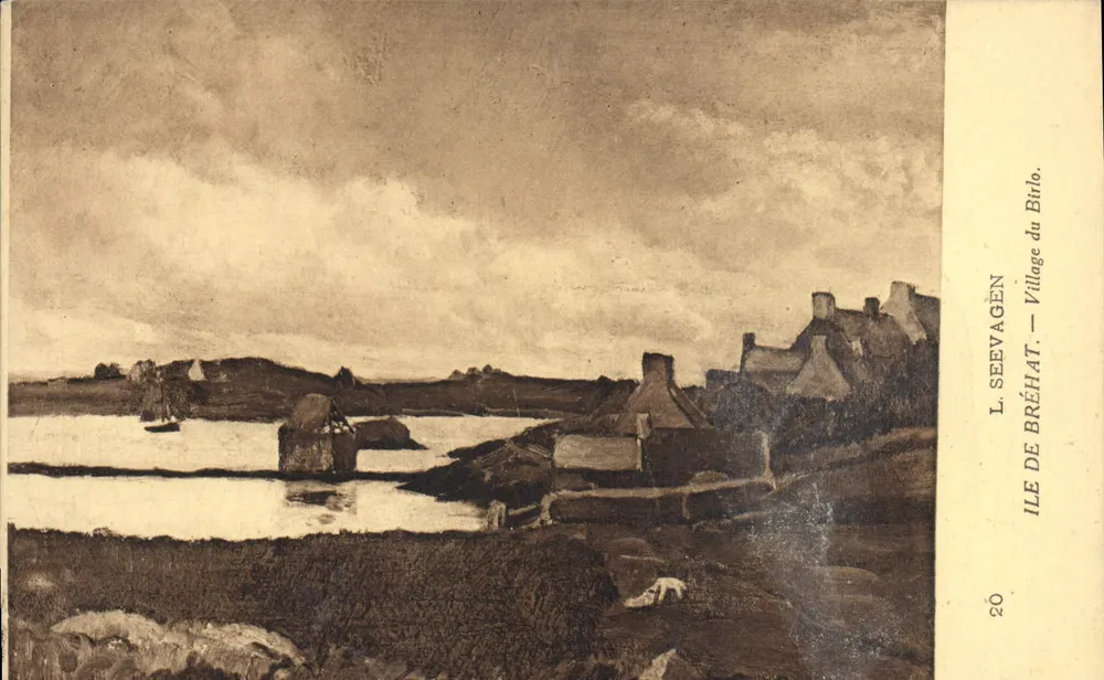 Insel Bréhat — Dorf Birlo — L. Seevagen - Vorderseite