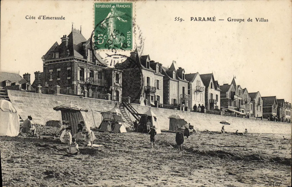 Paramé — Grupo de Villas — Costa de Esmeralda, série 559 - Frente