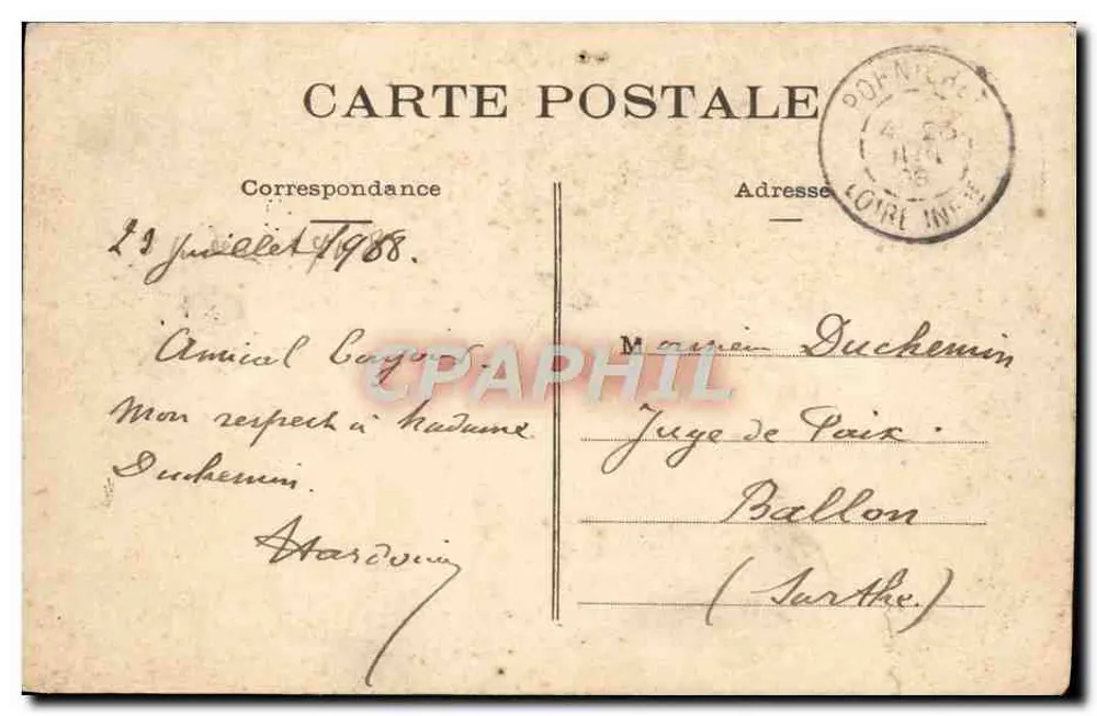 Pornichet (L.-Inf.) — Rochers de la Plage — Phototype Vachier, Nantes - Achterkant