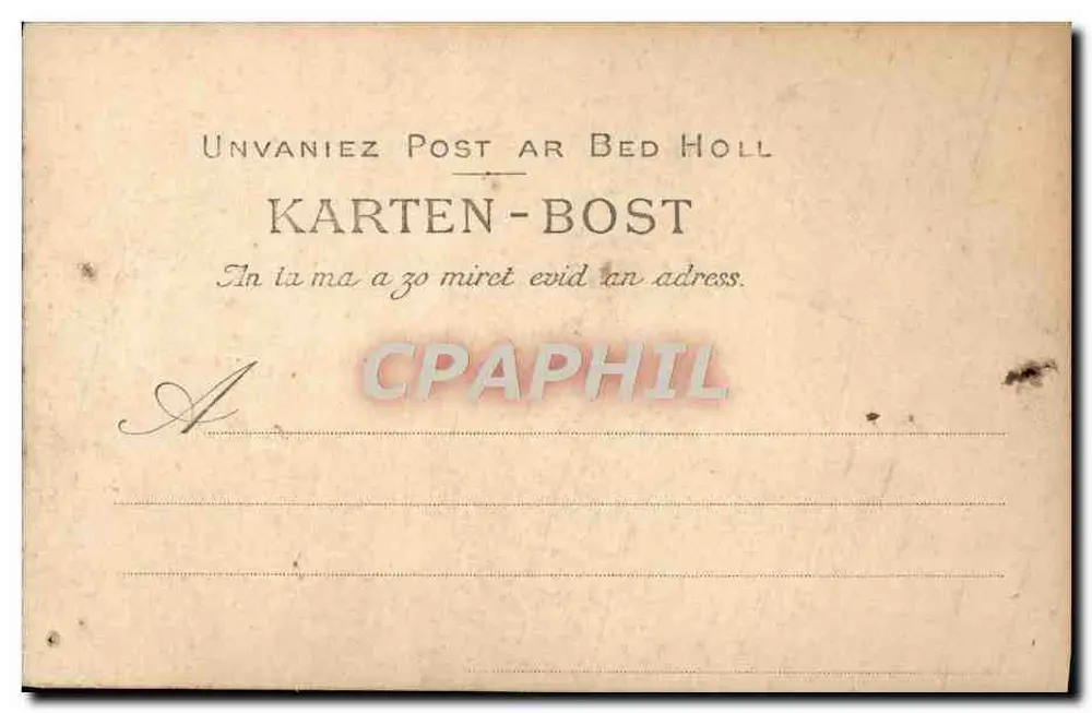 गुएमेने (मोर्बियान) के पोशाक - विलांड के संग्रह, किम्पर - संख्या 1143 - पीछे