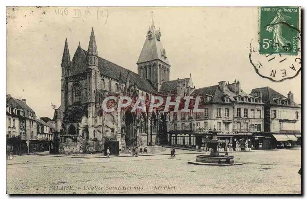 Falaise — Die Kirche Saint-Gervais — ND Phot. - Vorderseite