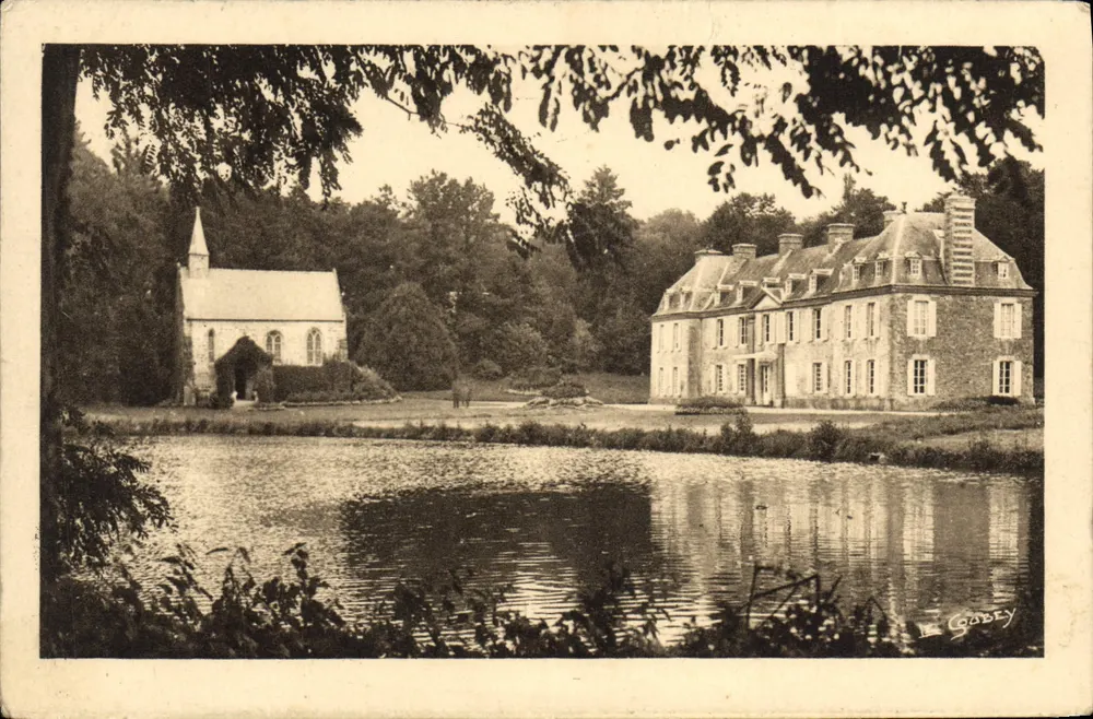 Trelly (Manche) — Capela e Lago — Edições Normandas, Le Goubey - Frente
