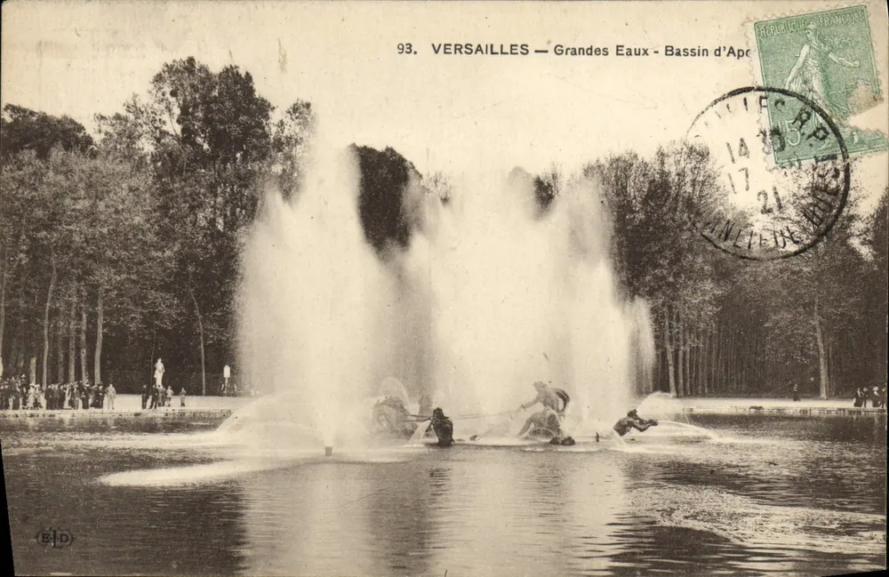 Versailles — Grandes Eaux - Bassin d'Apollon — Editor B.I.D. n°93 - Frente