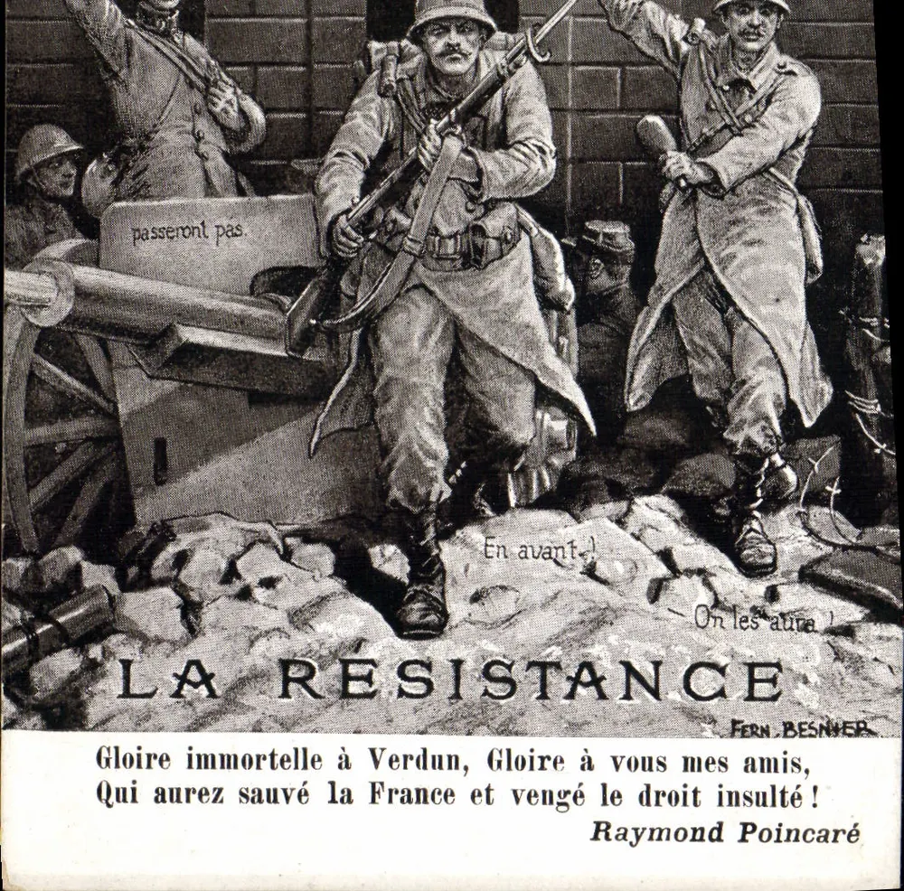A Resistência — Verdun — Fern Besnver - Frente