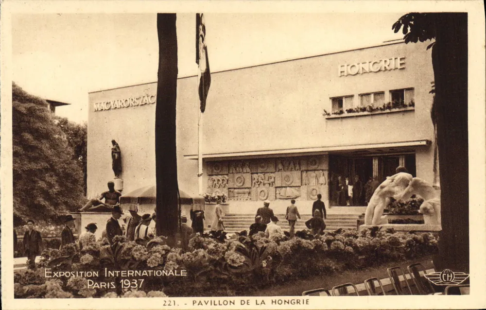 Pavillon Ungarn — Internationale Ausstellung Paris 1937 — H. Chipault, Boulogne-sur-Seine - Vorderseite