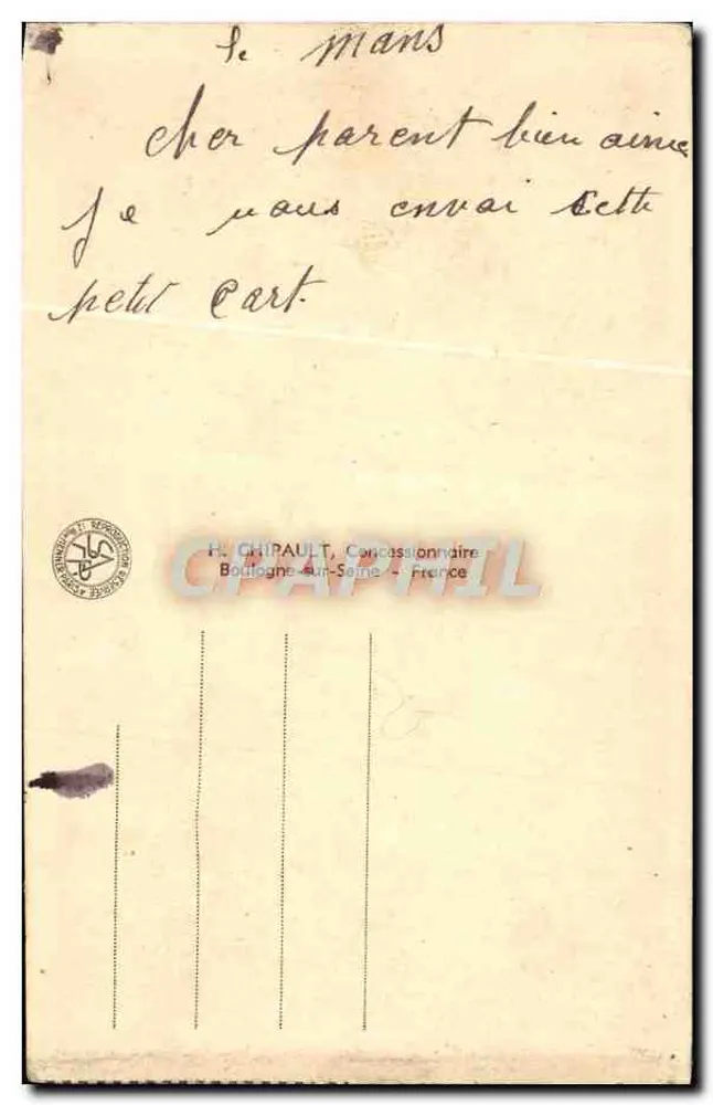 Überblick der Eiffelturm — Aufnahme vom Trocadéro — Internationale Ausstellung Paris 1937 — Verleger CH - Rückseite