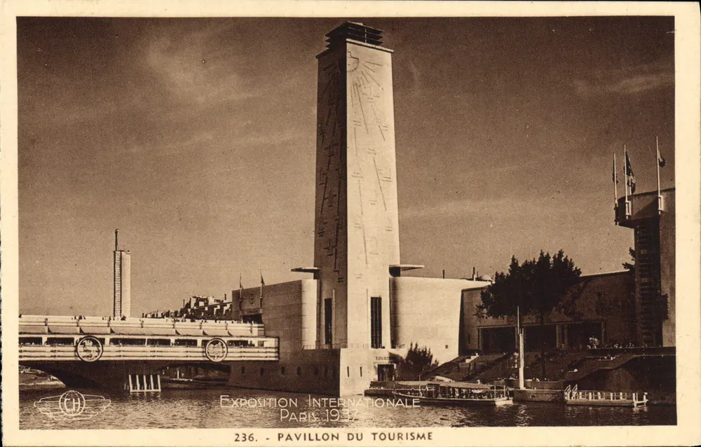 Pavillon des Tourismus — Internationale Ausstellung Paris 1937 — Nr. 236 - Vorderseite