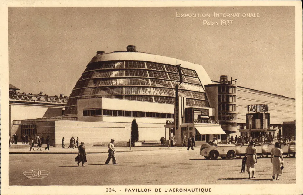 Pavillon de l'Aéronautique — Internationale Ausstellung Paris 1937 — H. Chipault, Boulogne-sur-Seine - Vorderseite