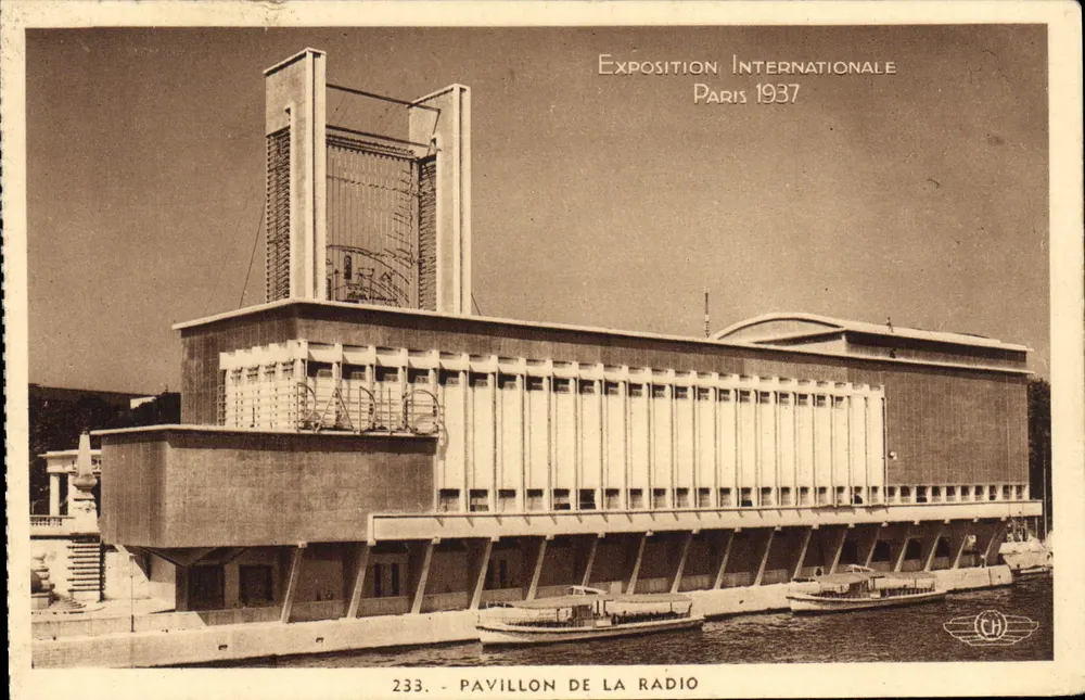 Pavillon der Radio — Internationale Ausstellung Paris 1937 — H. Chipault, Boulogne-sur-Seine - Vorderseite