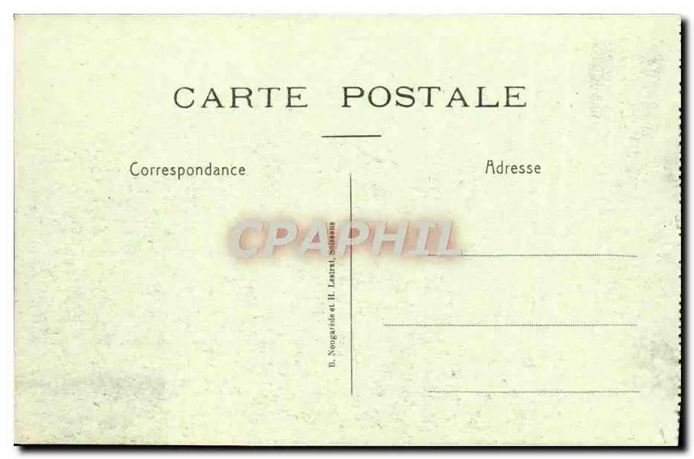 Chemin des Dames — Das Fort von Malmaison — B. Nougatade und H. Lartet, Schweiz - Rückseite