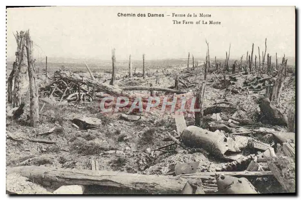 Chemin des Dames — Hof der Motte — B. Nougatade und H. Lastra - Vorderseite
