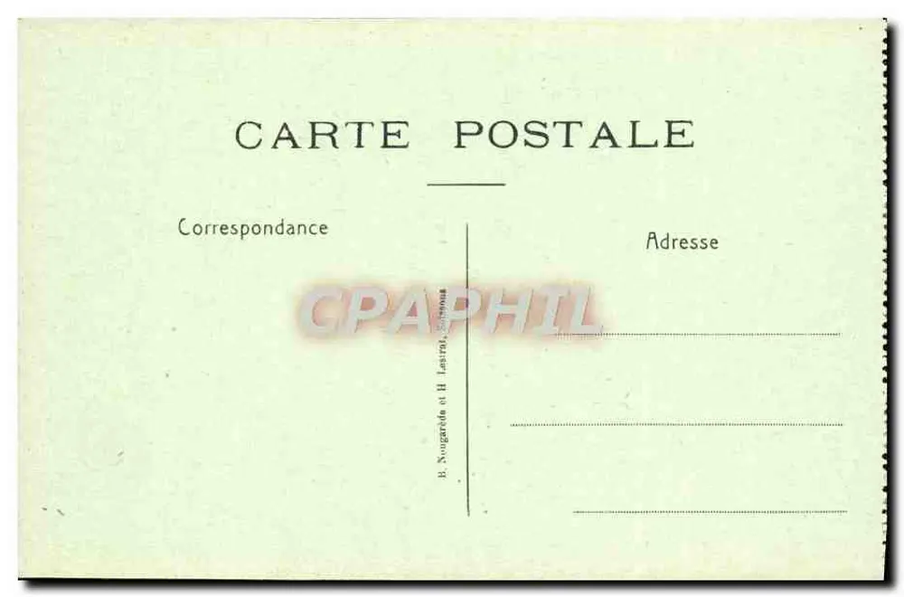A Butte de PINON — The Hill of PINON — B. Nougardot e H. Lamiré, Salmones - Verso