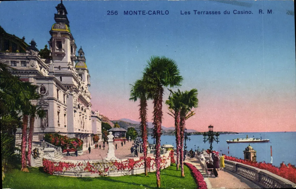 Monte-Carlo — Les Terrasses du Casino — R.M. n°256 - Vorderseite