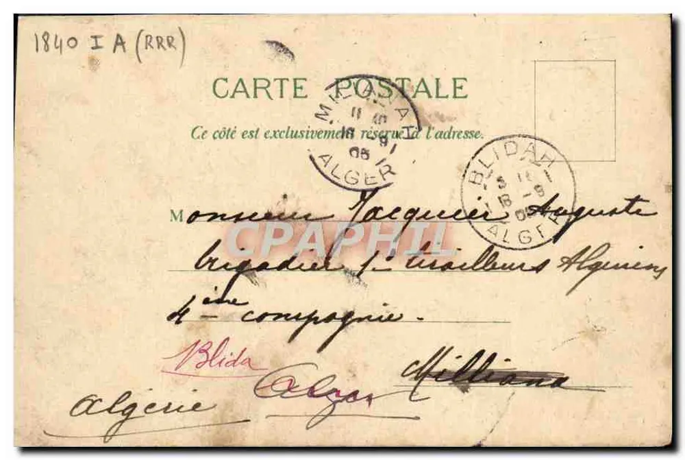 Genf — Place des Alpes — Verleger 'C. B. G.' Nummer 25 - Rückseite