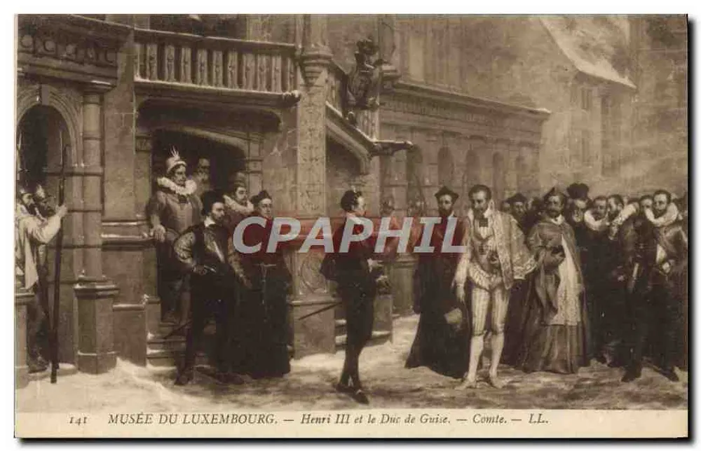 Museum Luxembourg — Henri III und der Herzog von Guise — LL. — Nr. 141 - Vorderseite