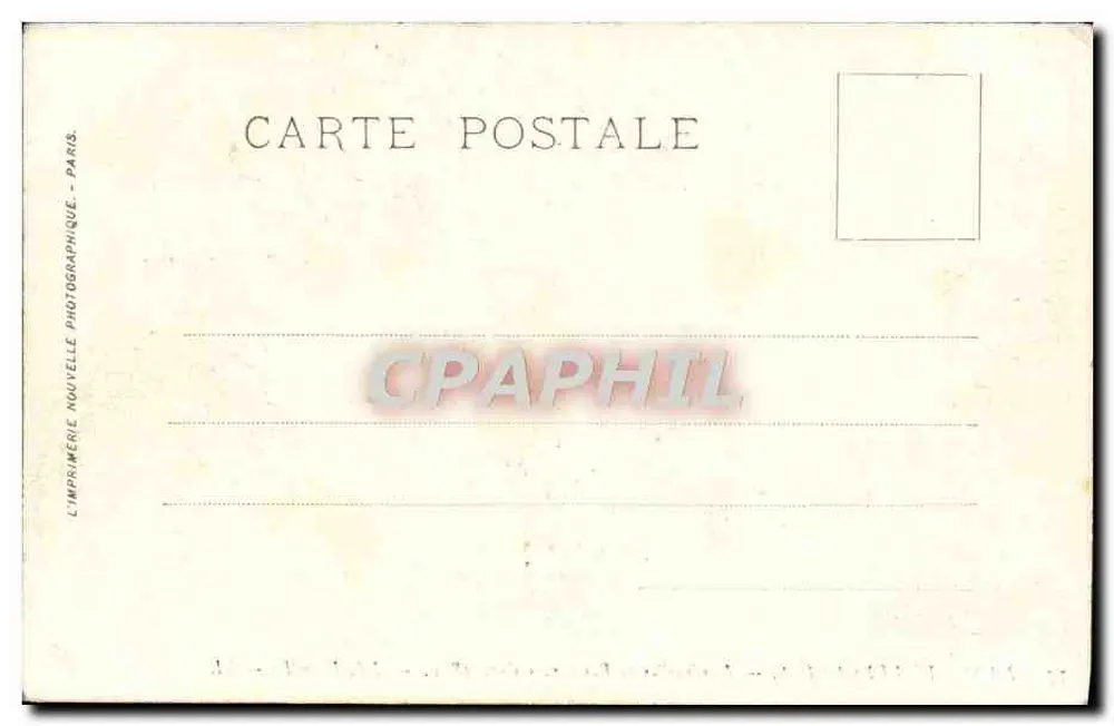 Funerais de Pasteur — Museu de Versailles — Ed. Détaille — LL. n°77 - Verso