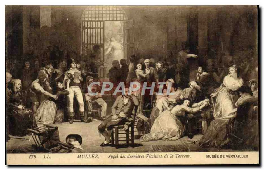Aufruf der letzten Opfer der Terror — Muller — Museum von Versailles - Vorderseite
