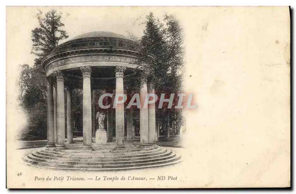 Park des Petit Trianon — Der Tempel der Liebe — ND Phot - Vorderseite