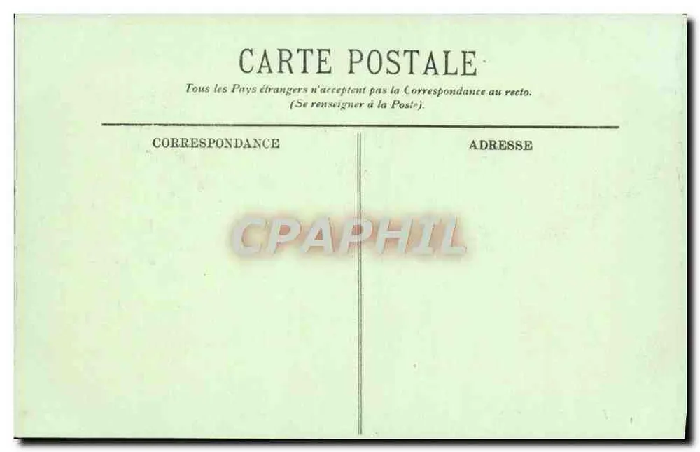 Fontainebleau — Das Schloss. Der Austrittsraum — LL. n°65 - Rückseite