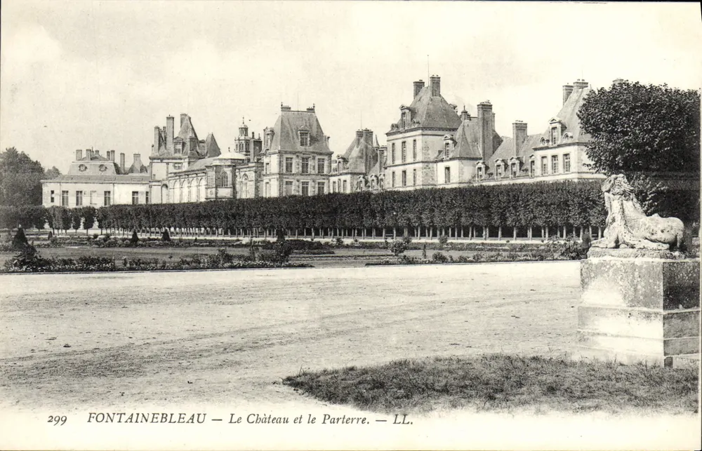 Fontainebleau — Schloss und Parterre — LL. n°299 - Vorderseite
