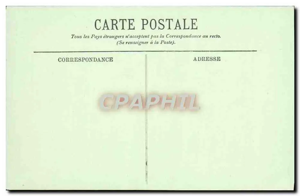 Fontainebleau — Schloss und Parterre — LL. n°299 - Rückseite