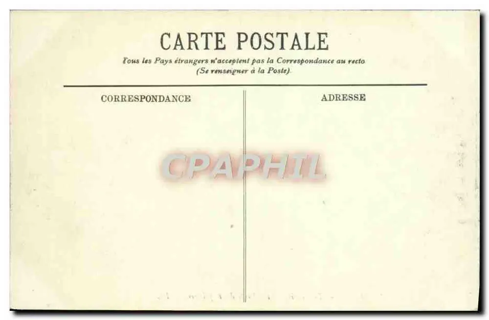 Fontainebleau — Das Schloss — Die Türe des Baptistariums — LL. - Rückseite