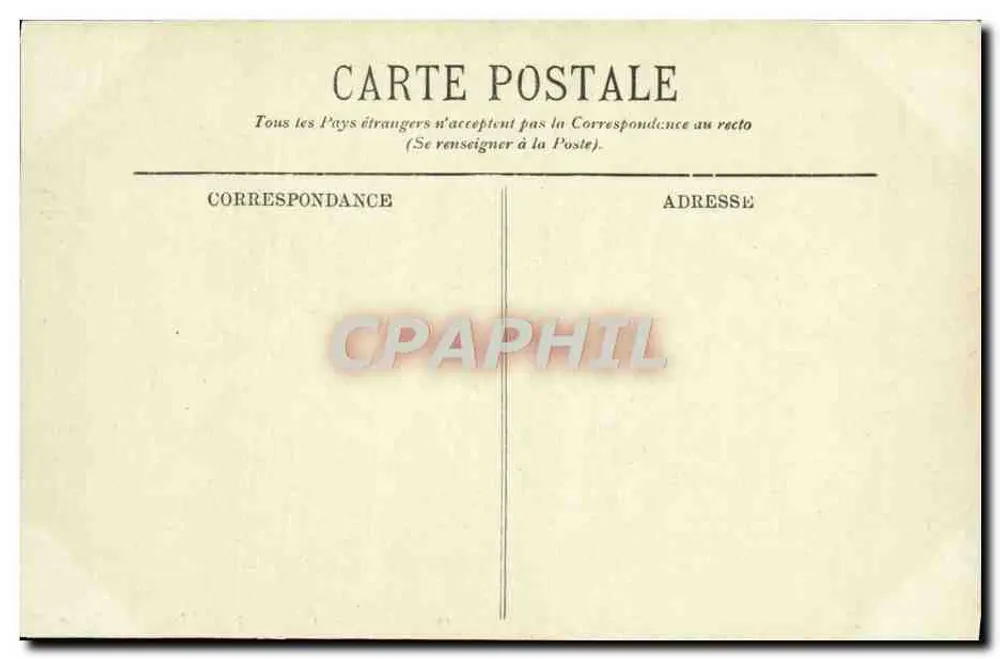 Fontainebleau — Die Forêt — Die Gorges d'Apresmont — Der Elefant — LL. — Nr. 319 - Rückseite