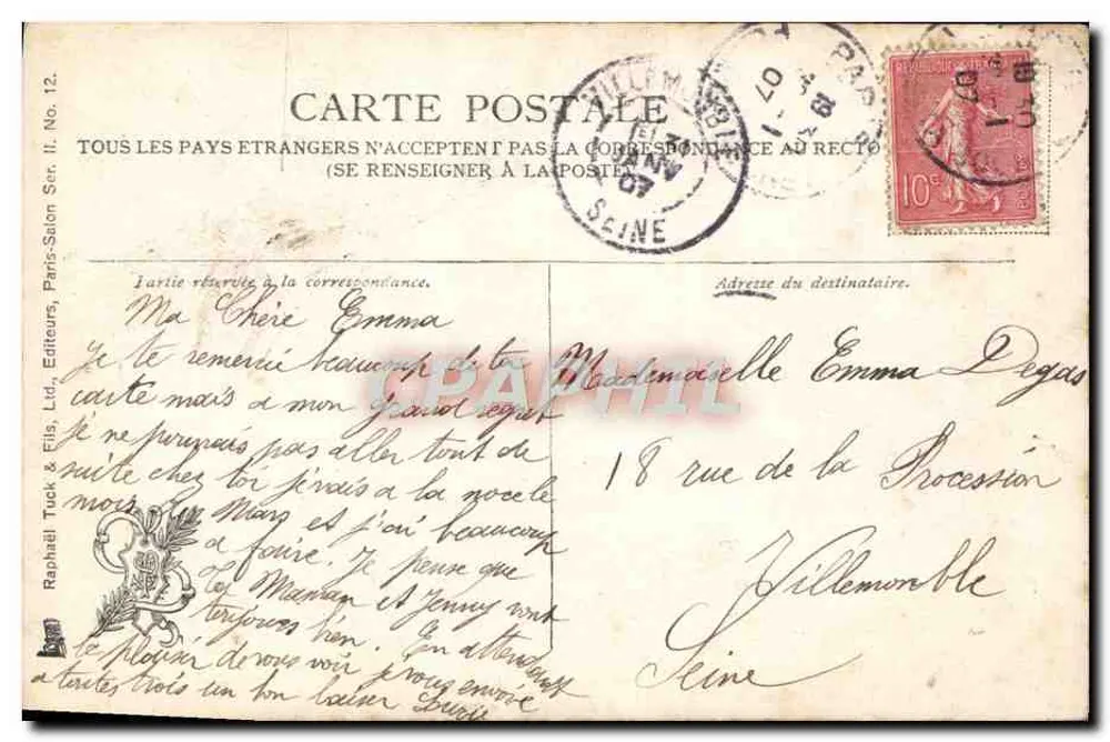 Triunfo de um Condottière — Salão 1906 — Ch. Hoffbauer, editor Paris-Salão Ser. II, No. 12 - Verso