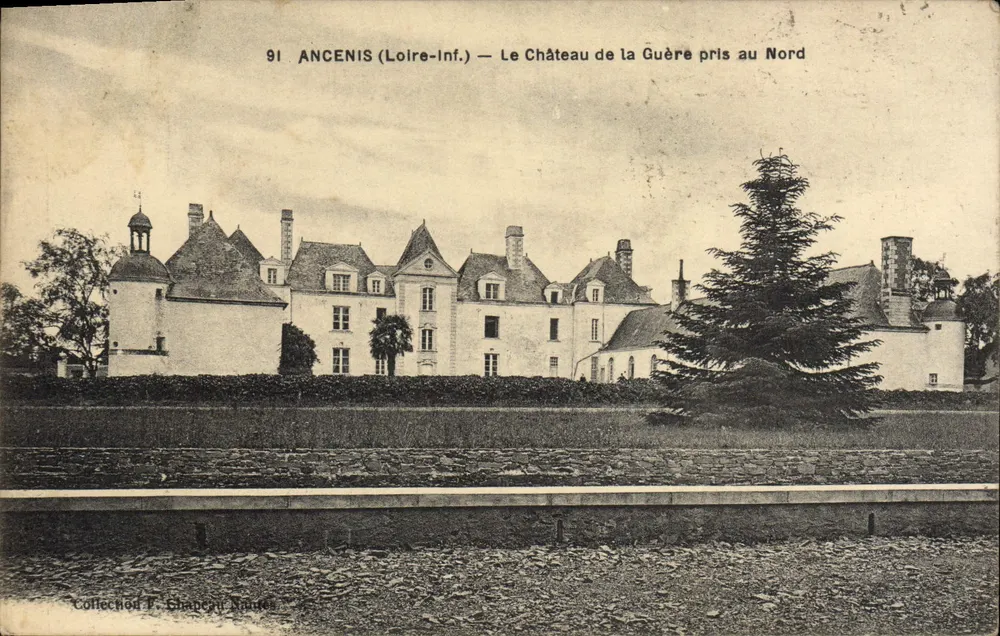 Ancenis (Loire-Inf.) — Schloss La Guère aus nördlicher Richtung — Sammlung F. Chapeon - Vorderseite