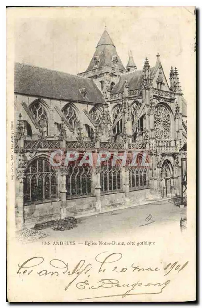 Les Andelys — Kirche Notre-Dame, gotischer Teil — Perfectionation (Verlag Eure) - Vorderseite