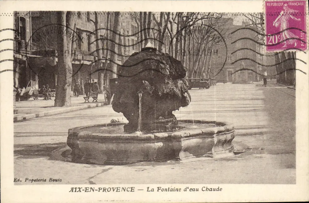 Aix-en-Provence — Die Warmwasserquelle — Ed. Papeterie Bouis - Vorderseite