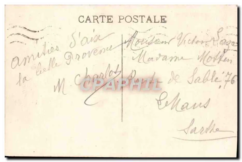 Aix-en-Provence — Die Warmwasserquelle — Ed. Papeterie Bouis - Rückseite