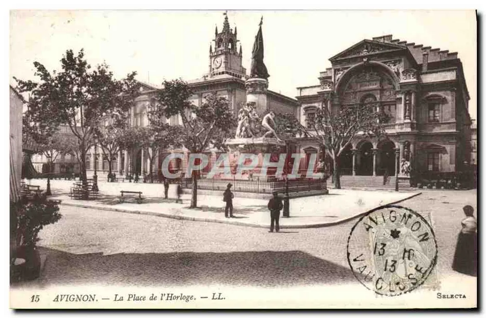 Avignon — Plac zegarowy — Selecta LL nr 15 - Awers