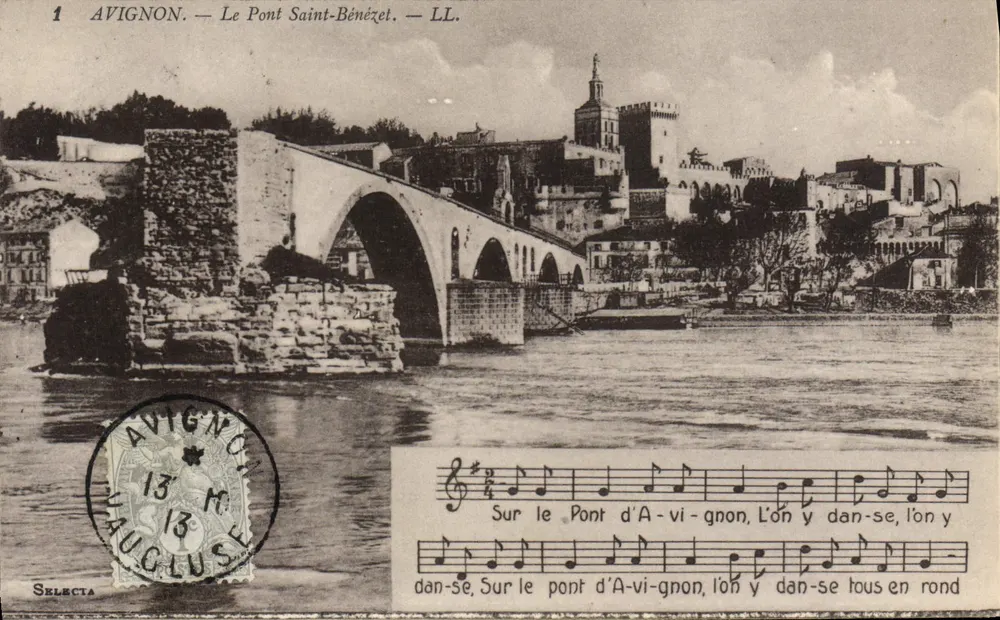 Avignon — O Ponte Saint-Bénézet — Selecta - Frente