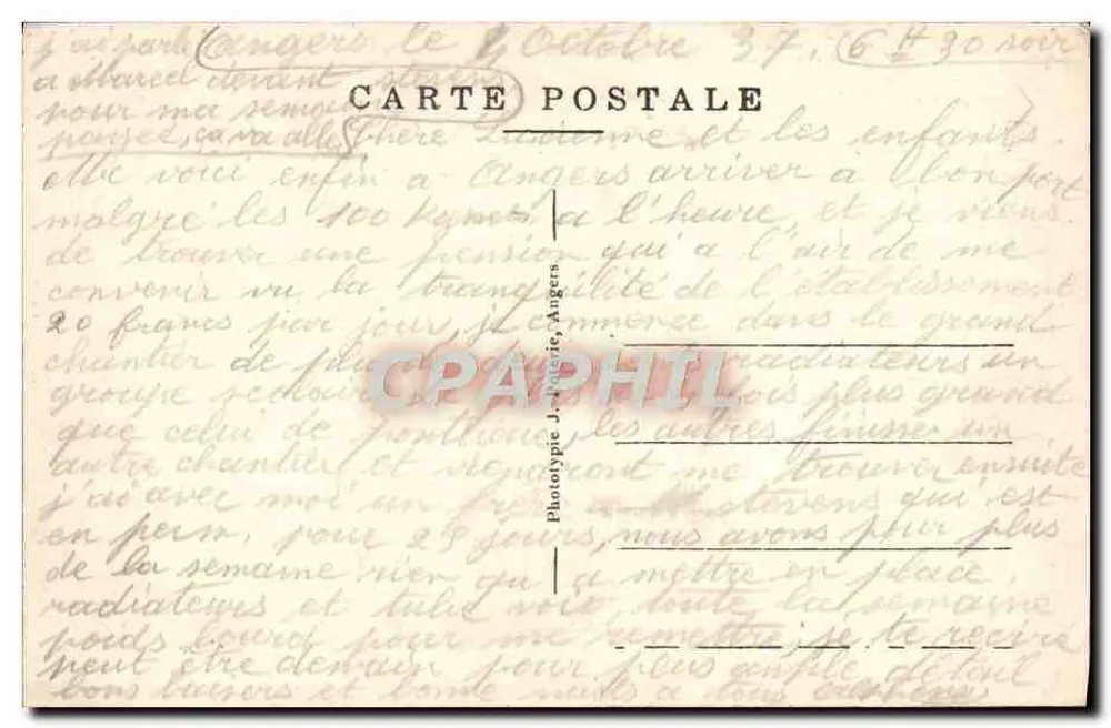 Angers — Palácio de Justiça — P.C. — 63 - Verso