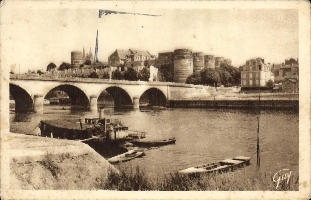 Angers — Kettenbrücke und Schloss — Guy, Verlag - Vorderseite