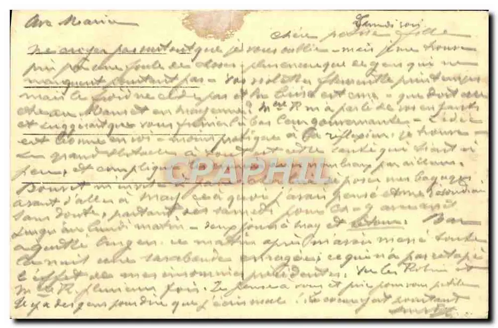 Angers - Convento dos Dominicanos - A Entrada 44, Rua Rabelais - Verso